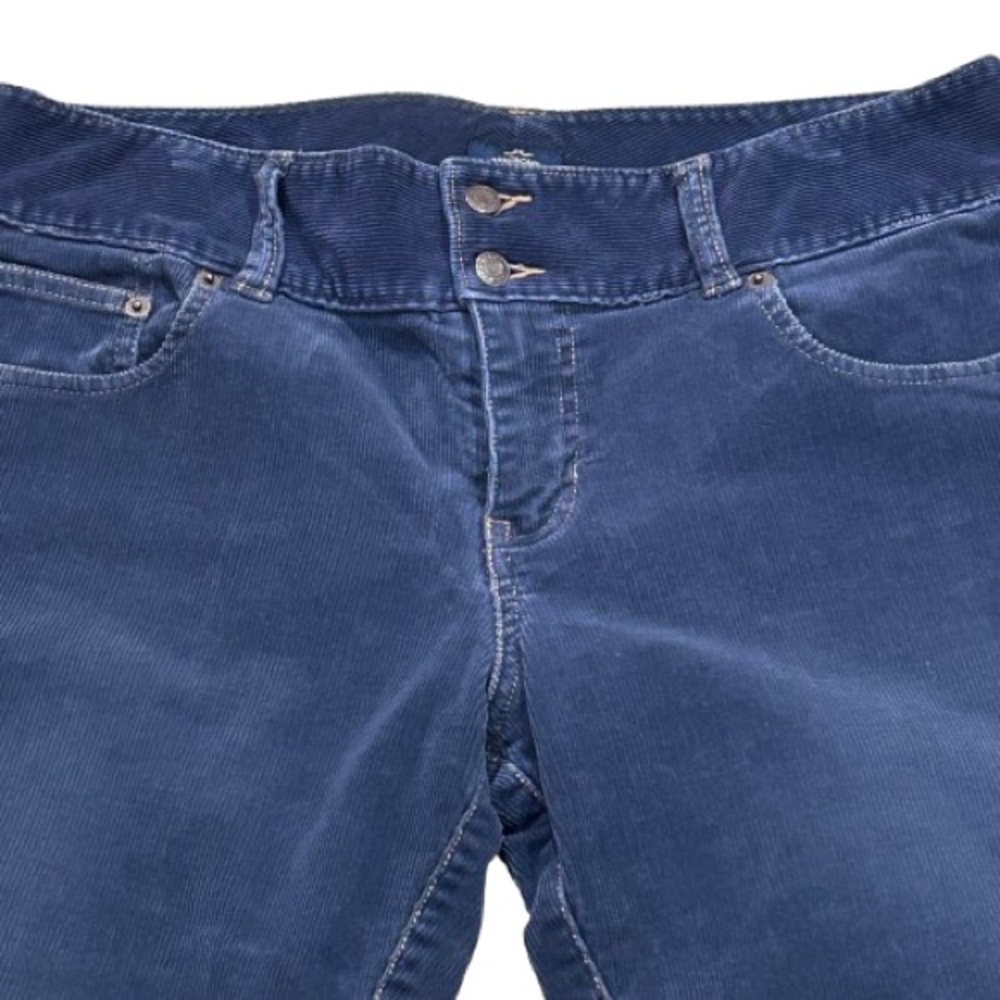 Y2K Abercrombie & Fitch Corduroy Pants Mid Rise Flare Indie Elena Gilbert Size 8 - Picture 2 of 9